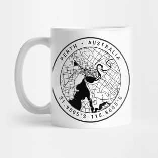 Perth Map Mug